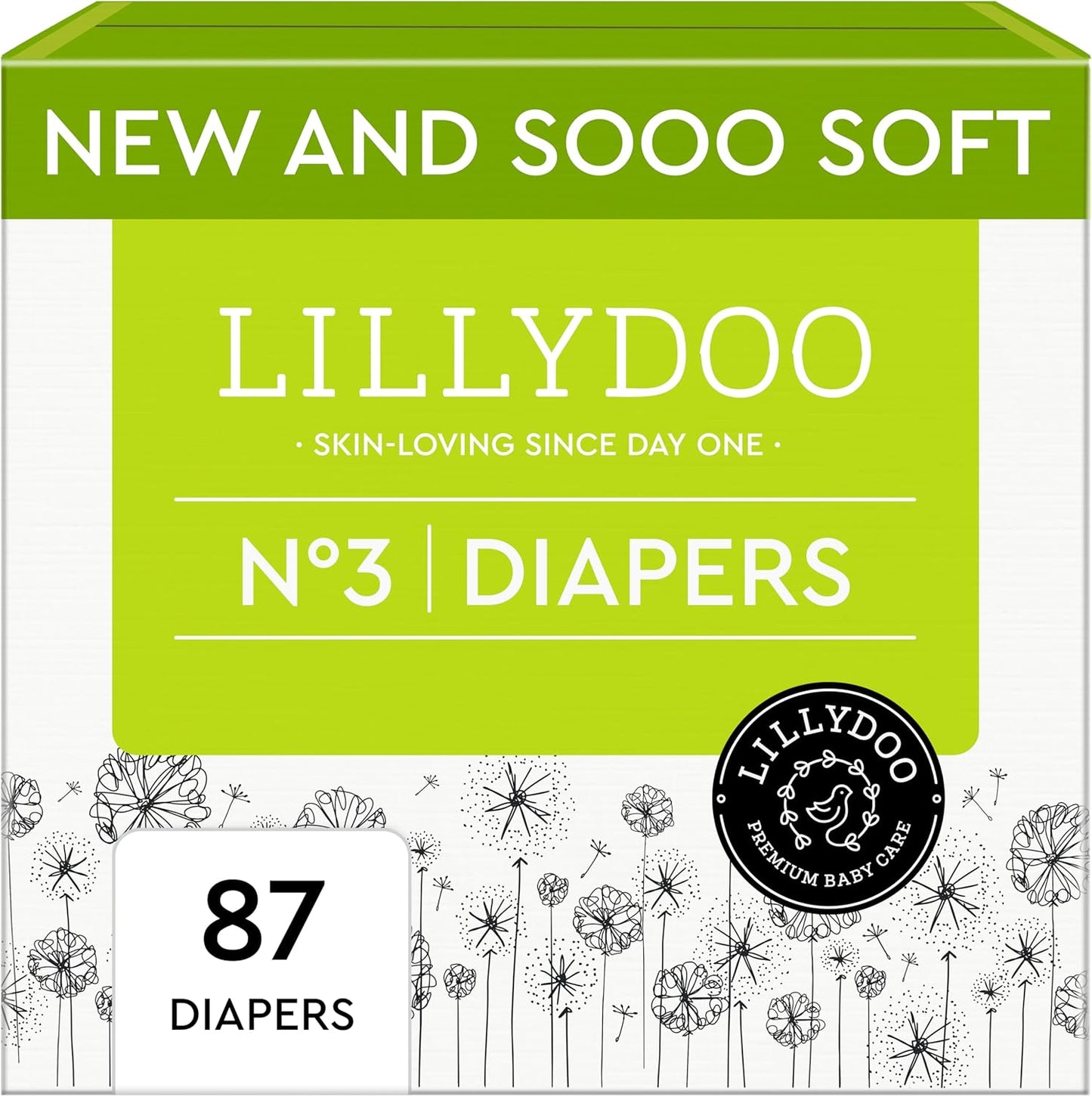 Baby Diapers Size 3 with Leak Protection and Skin-Friendly Design