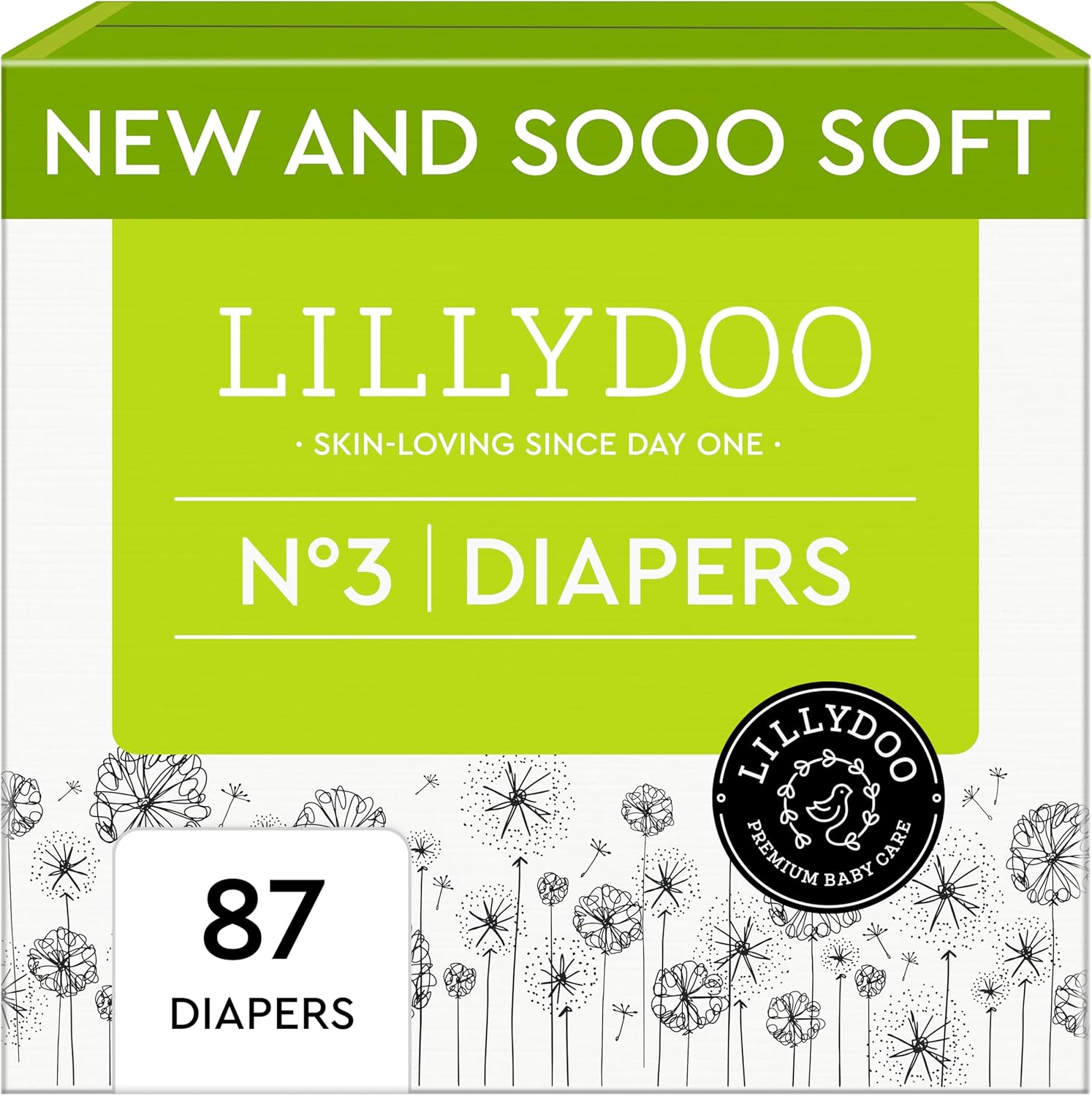 Baby Diapers Size 3 with Leak Protection and Skin-Friendly Design