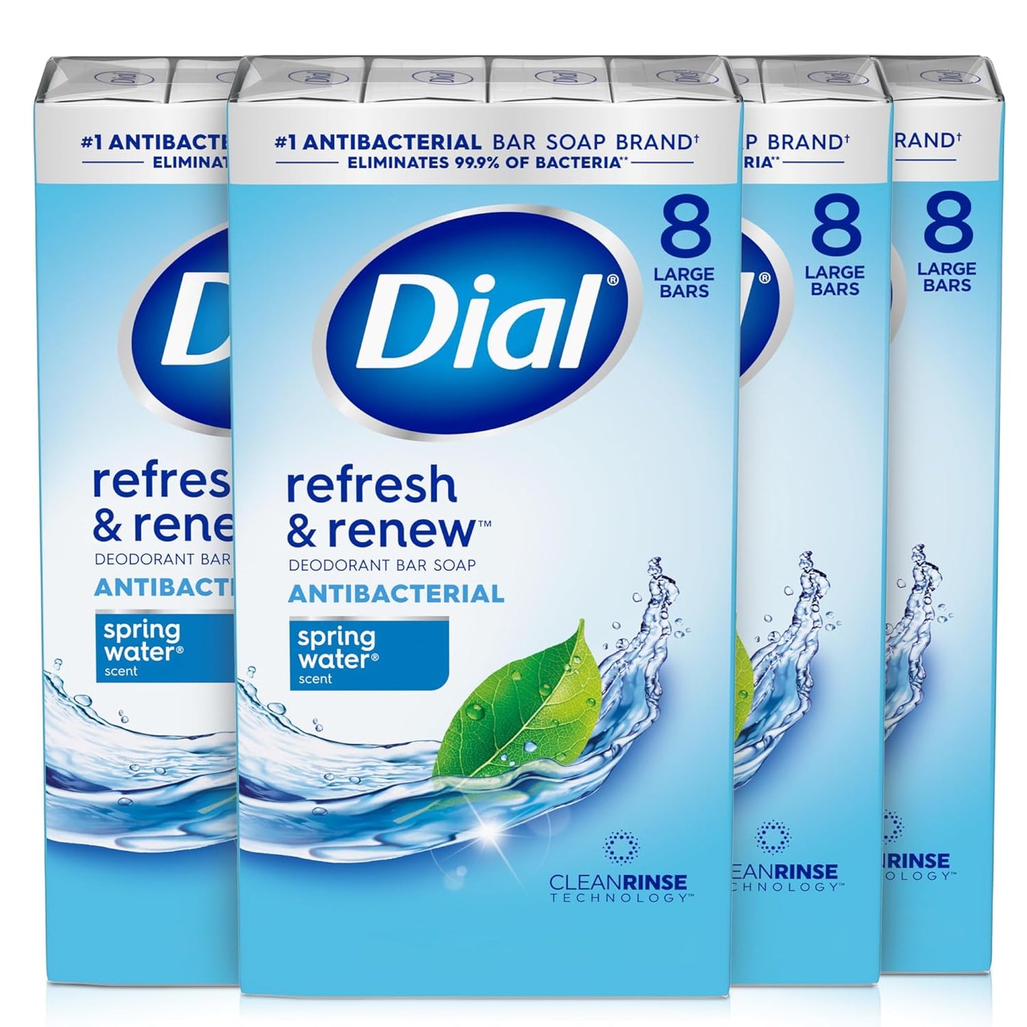 Dial Antibacterial Bar Soap for Deep Cleansing and Soft Skin