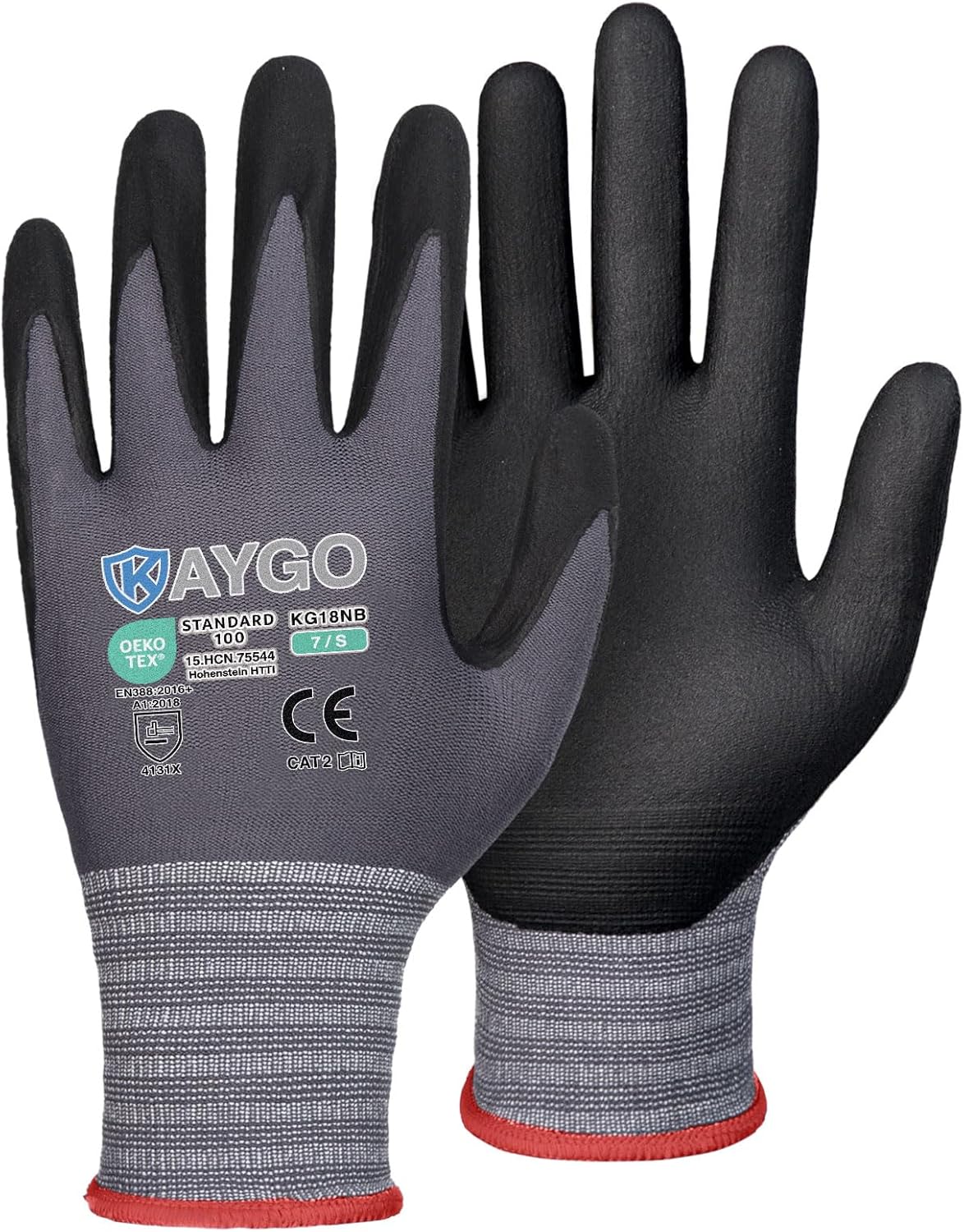 KAYGO MicroFoam Nitrile Coated Gloves - Protective & Durable!