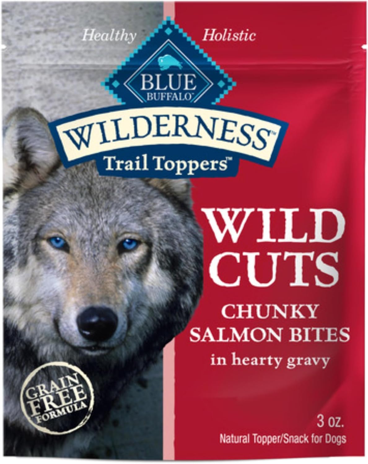 Blue Buffalo Wilderness Trail Toppers Salmon Bites in Gravy
