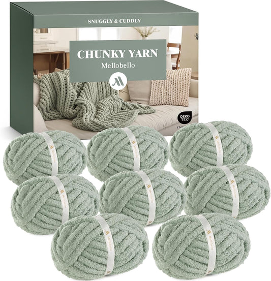 Mellobello Jumbo Chunky Yarn for Cozy Knitting Projects