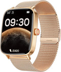 Smart Watch for Women Gold - Fitness Tracker with Calls