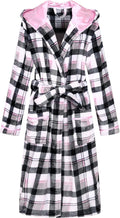 Women's plush fleece robe by Richie House for everyday wear