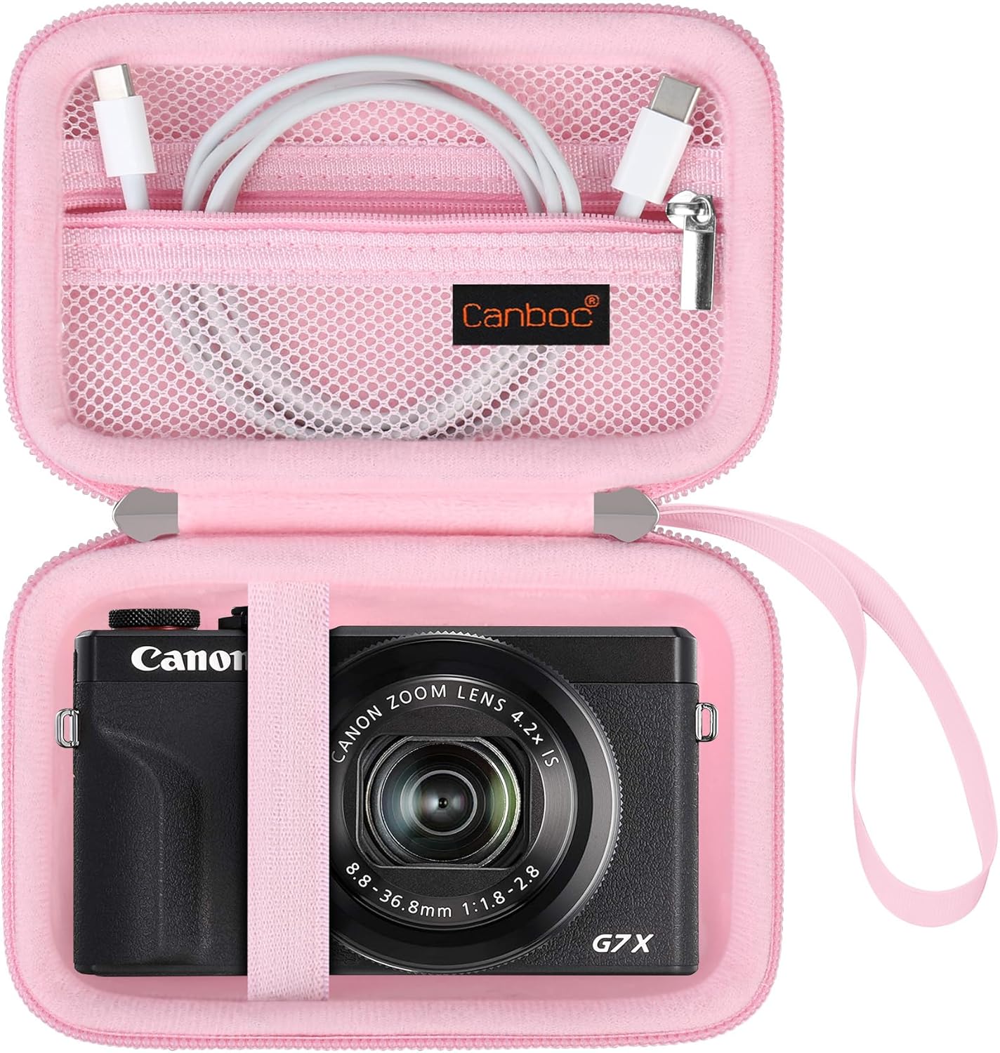 Canboc Pink Camera Case for Canon G7X - Ultimate Protection