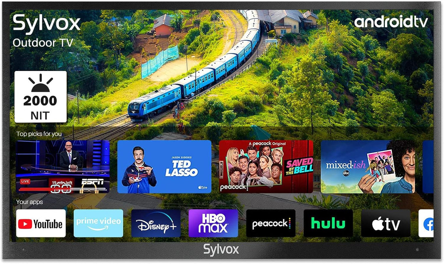 SYLVOX 65'' Outdoor Smart TV 4K UHD Waterproof