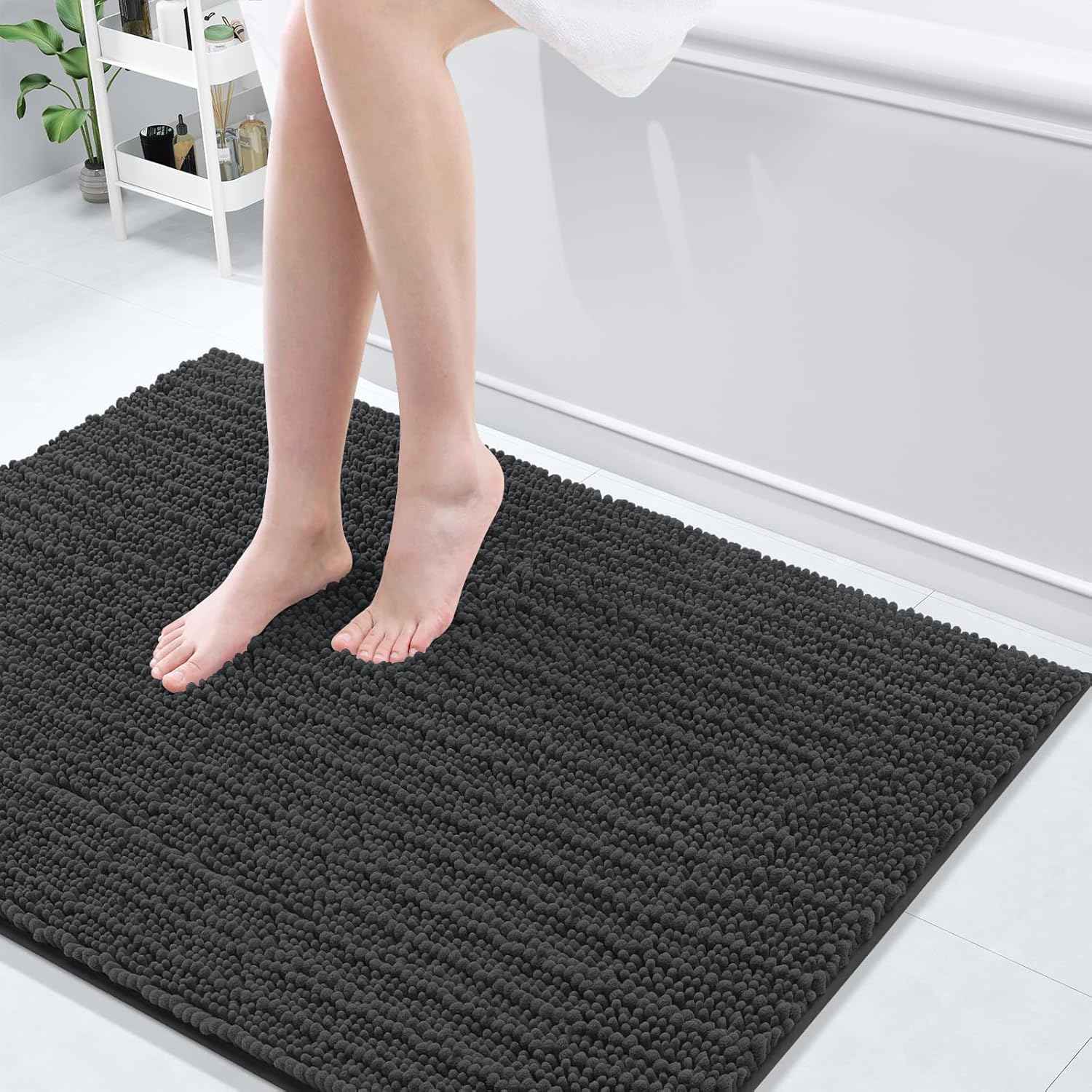 Arotive Luxury Chenille Bathroom Rug Mat for Ultimate Comfort