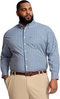 IZOD Men's Big and Tall Performance Comfort Long Sleeve (Style QNDV)