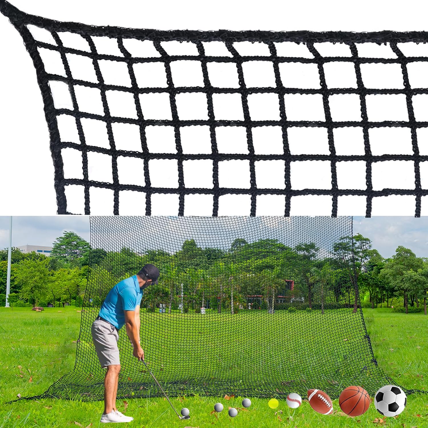 Wavemoon Multi-Sport Golf Net - Master Your Swings!