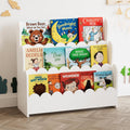 3-Tier Scalloped Bookshelf for Kids - Montessori Bookcase