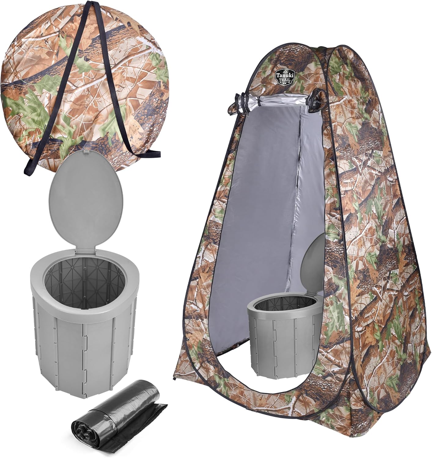Waterproof Camping Toilet Tent - Privacy & Portability - Tanuki TRAIL