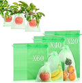 Fruit Protection Bags 120 PCS 3 Sizes Mesh Netting - Garden Harvest