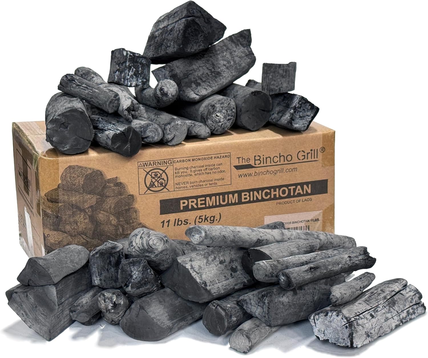 Premium Japanese Binchotan Charcoal for Smokeless Grilling