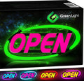 SuperBright LED Open Sign 1532 - Programmable 64 Colors for Day/Night