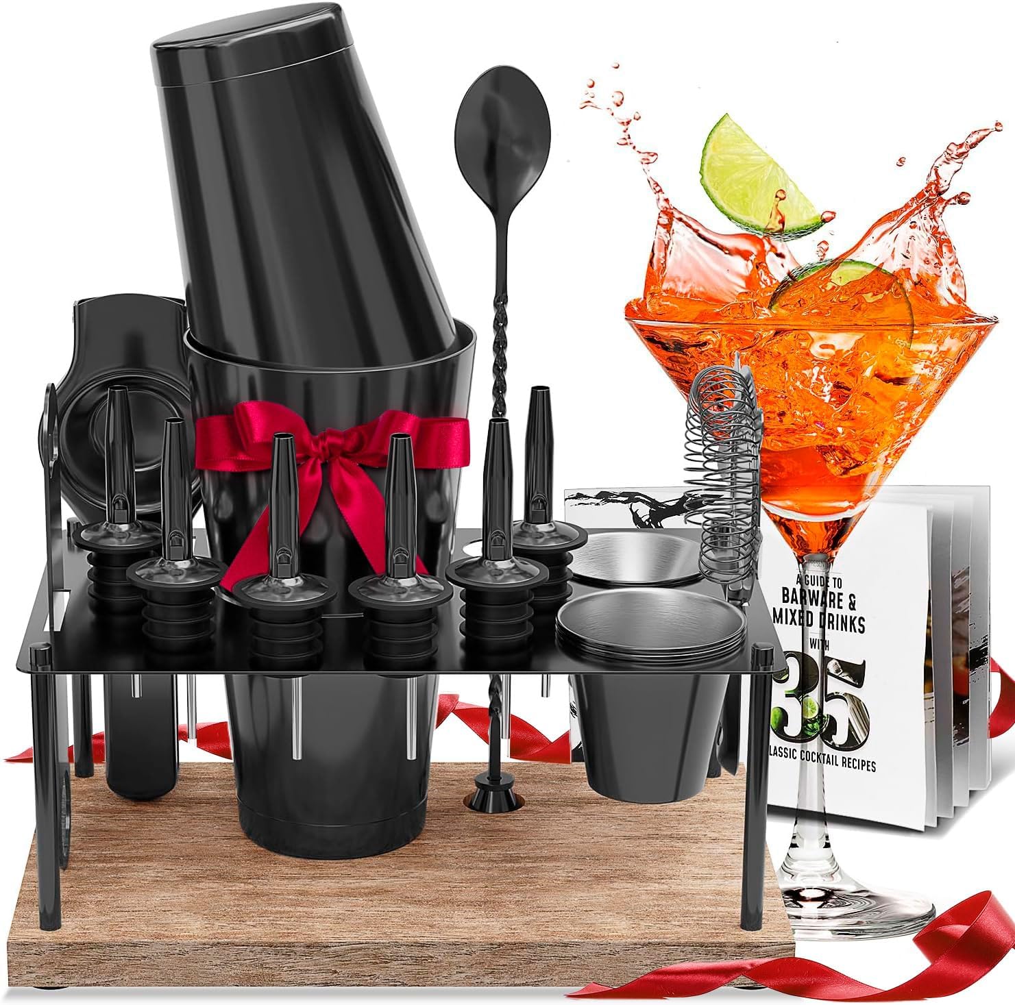 Bar Set Cocktail Shaker Set Bartender Kit for Home Mixology
