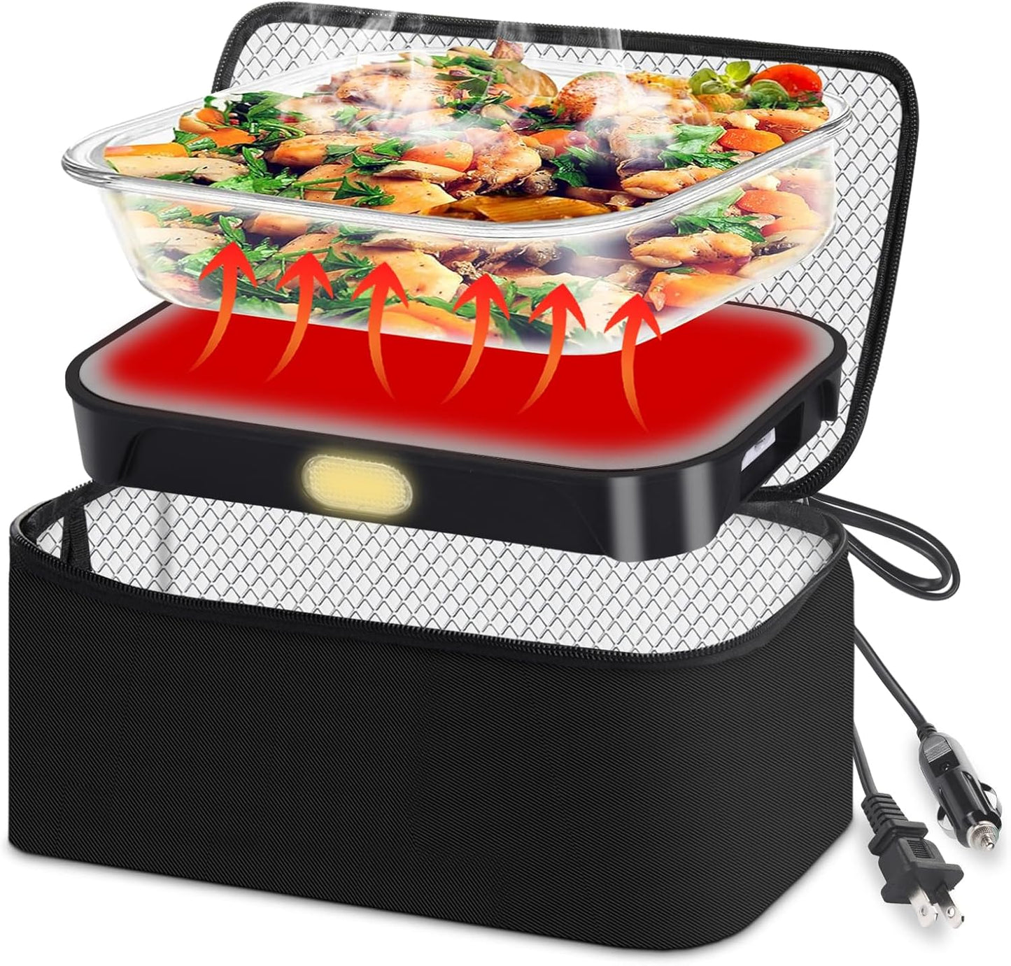 Dosevita Portable Electric Lunch Box: Warm Meals Anywhere!