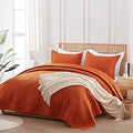King Size Quilt Umber 3 Piece Set - Lightweight All-Season Quilt