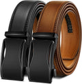 KEMISANT Mens Ratchet Belt 2 Units - Adjustable Fit and Clean Look 0