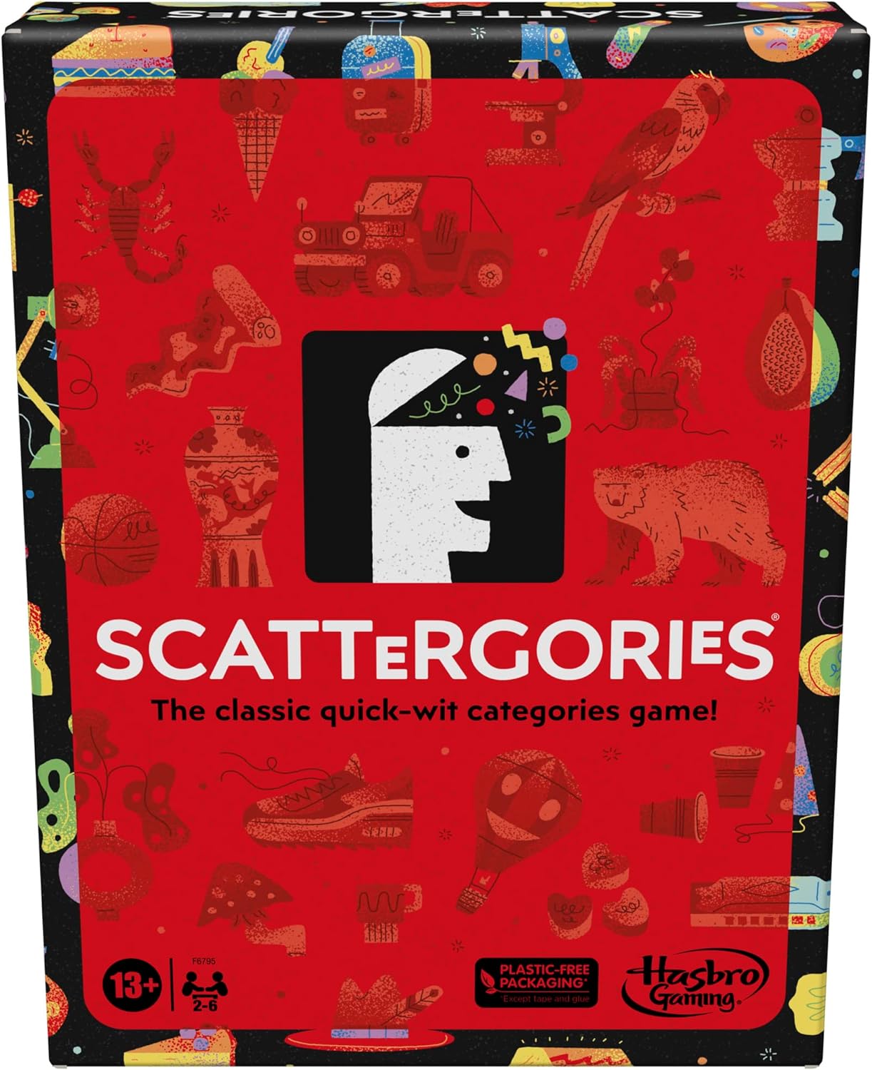 Hasbro Scattergories: Classic Party Game for Adults!