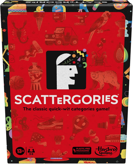 Hasbro Scattergories: Classic Party Game for Adults!
