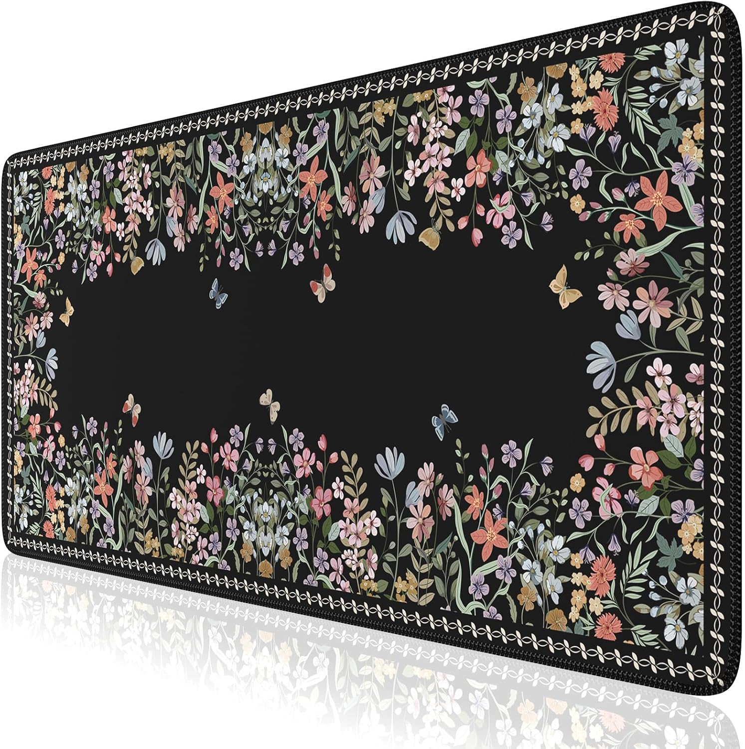 iCasso Floral Desk Mat - Girly Gaming Essential