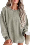 SELINK Oversized Corduroy Sweatshirt - Cozy Casual Chic