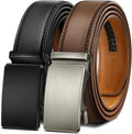 BULLIANT Men Belt 2Pack Ratchet Belt Adjustable For Gift Men Dress