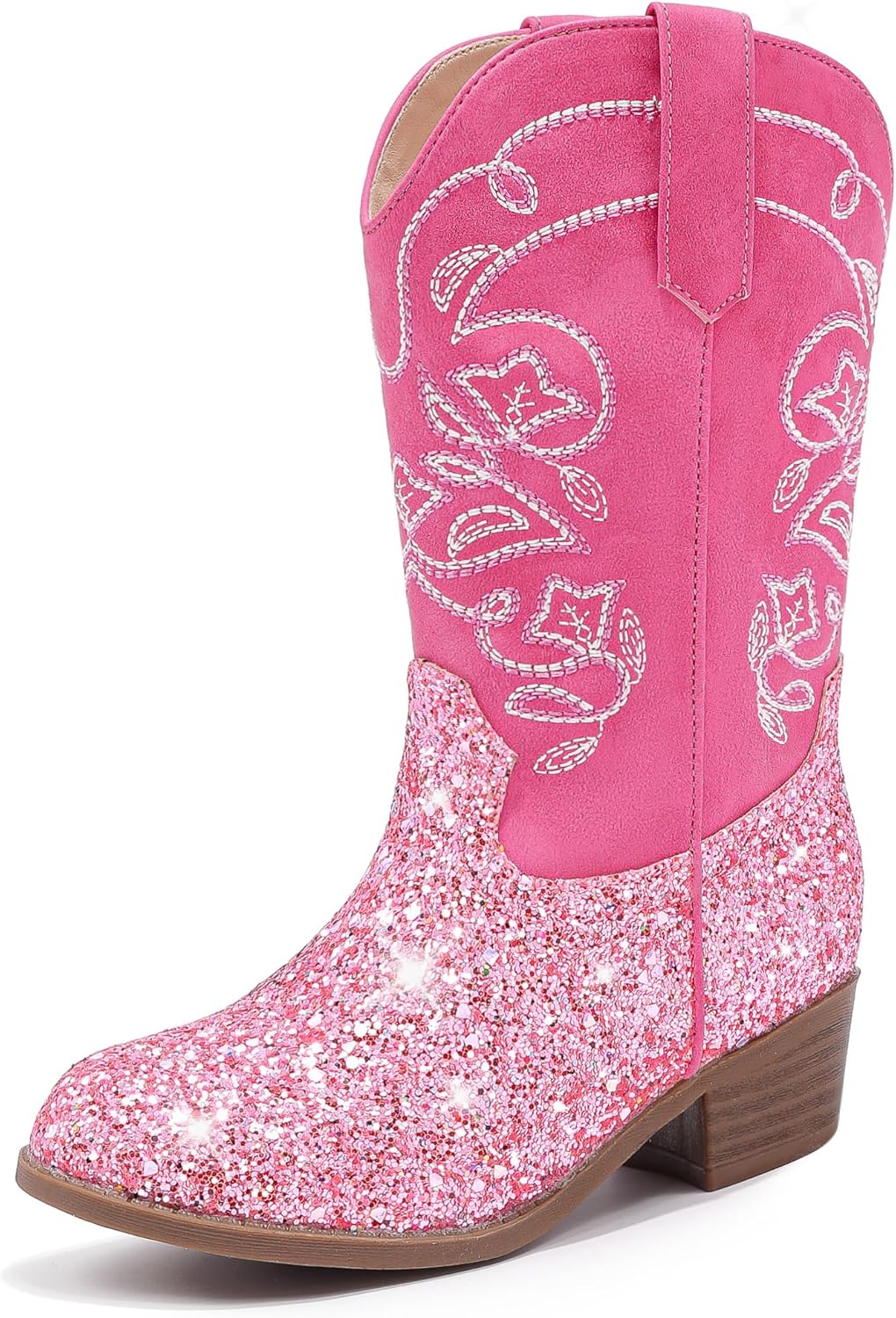 Cowgirl Boots for Girls Mid Calf Youth Cowboy Western Style