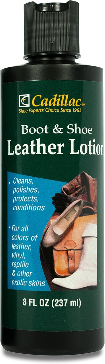 Cadillac Leather Lotion - 8 oz. Cleans, Conditions & Protects