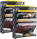 samstar 2 Pack Wall File Organizer 6-Tier Vertical File Rack - Space