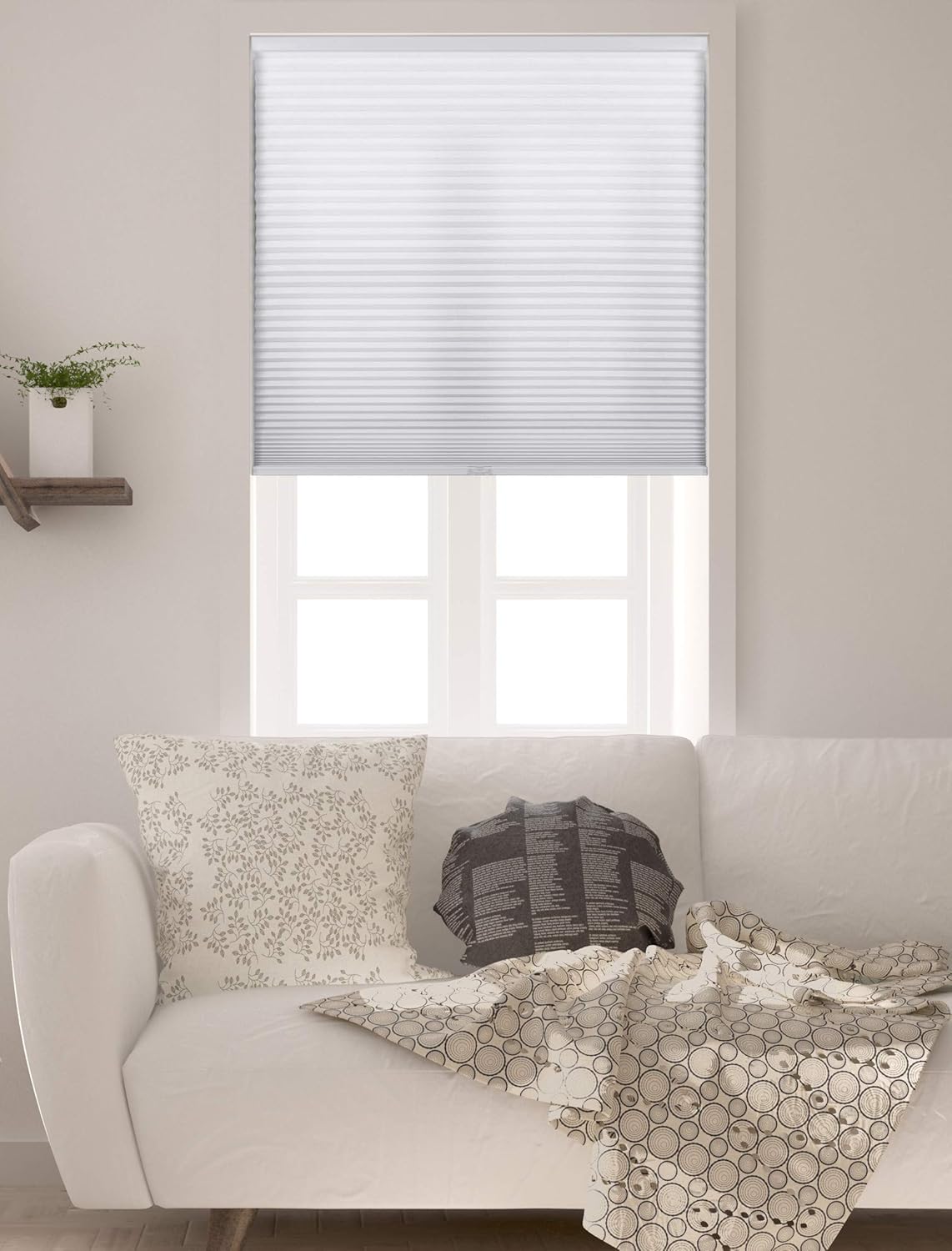 Arlo Blinds Cordless Cellular Shades for Light Filtering Privacy