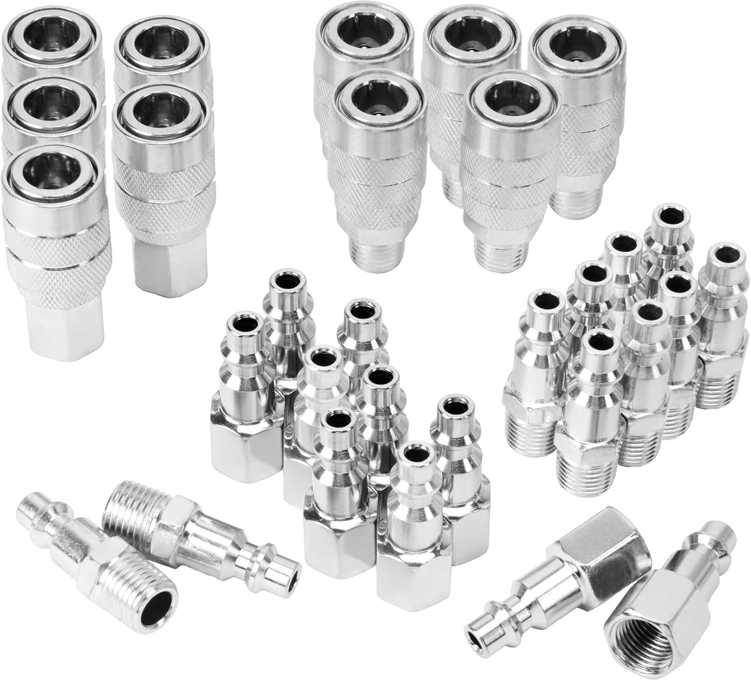 30pc Air Hose Fittings Kit for Quick Connect - Boost your Air Compressor!