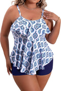 Tankini Swimsuit Two Piece Plus Size Tankini - Tummy Control