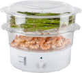 Vegetable Steamer Rice Cooker - 6.3 Quart Electric Steam Cooker