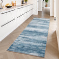 Modern Abstract Runner Rug 2x8 - Washable Non-Slip Hallway Runner
