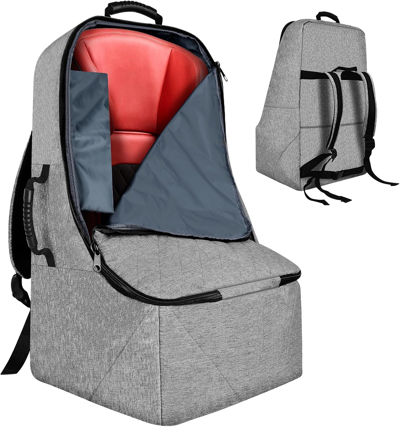 Padded Car Seat Travel Bag for Airplane - Heavy Duty Carrier