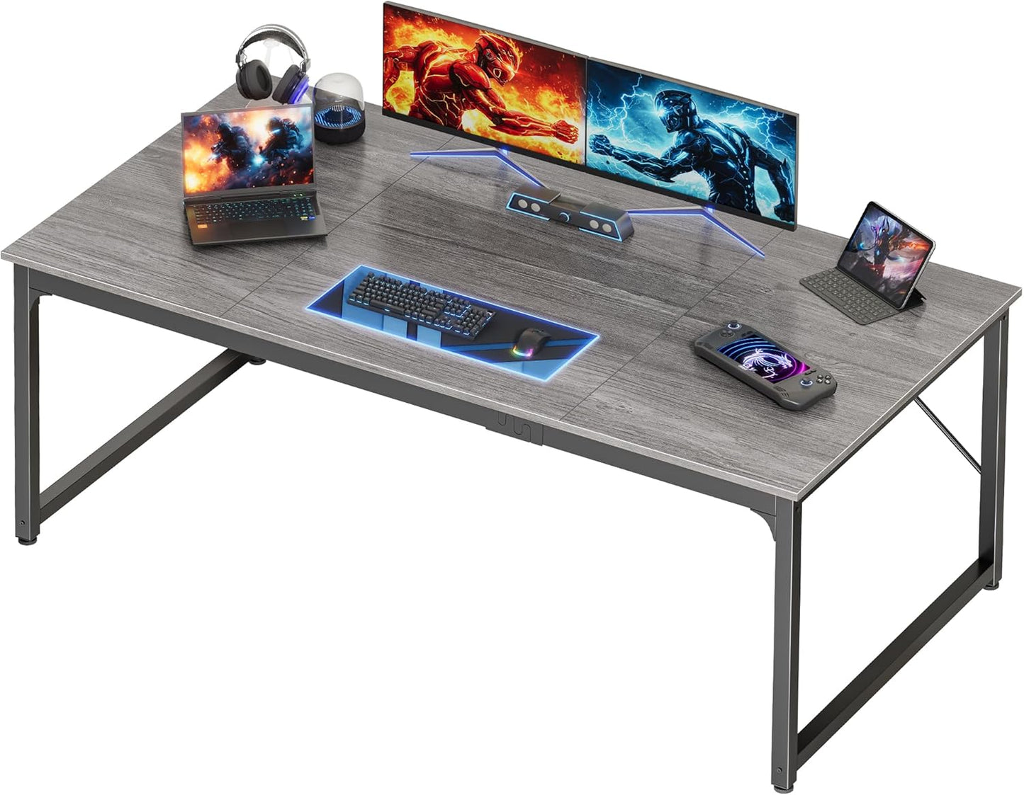 PRAISUN 63 X 29.5 Inch Computer Desk for Home Office Use