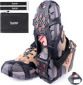 Sfee Crampons Ice Cleats V3 Tungsten Carbide Spikes - Secure Winter