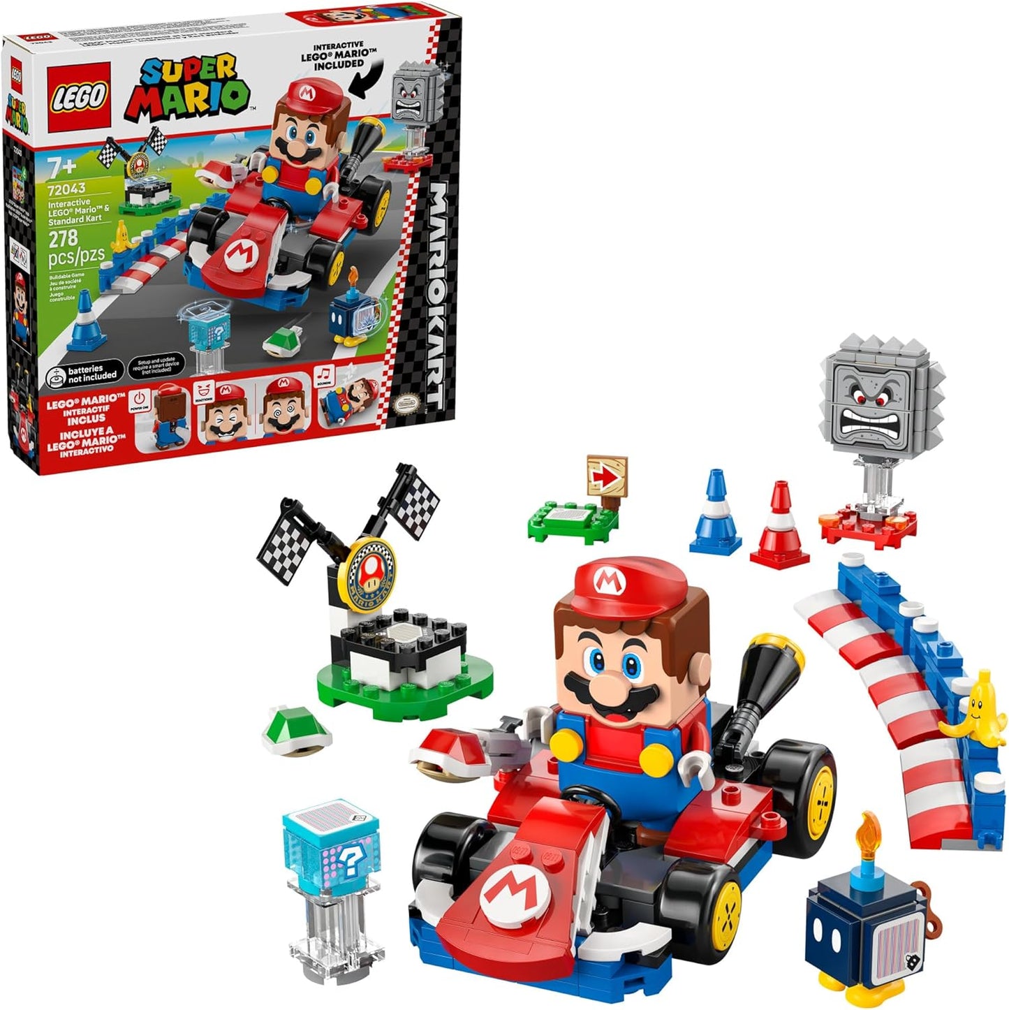 LEGO Super Mario Mario Kart Interactive Building Toy for Kids