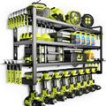 Ultimate Tool Organizer for Garage - Heavy Duty Metal Rack with Drill Holder