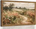 Framed 3D Textured Wall Art 16x24 in - Vintage Country Floral