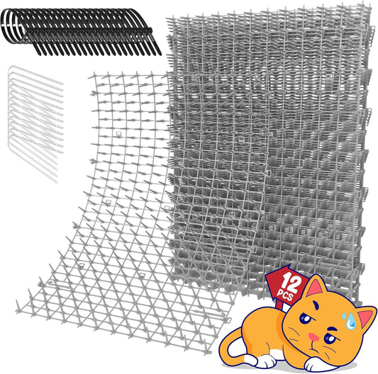 Effective Cat Repellent Indoor & Outdoor Scat Mat with Spikes