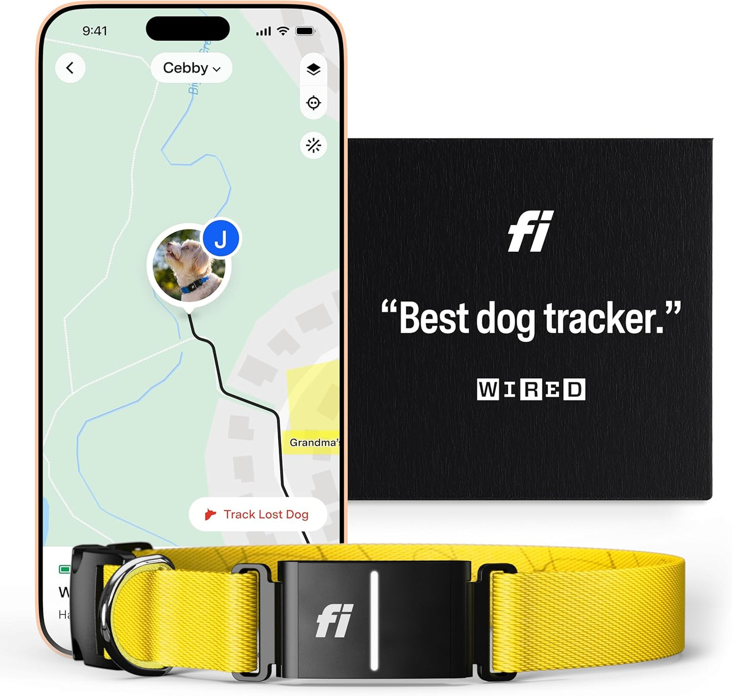 Fi Series 3 Smart Dog Collar - GPS Tracker & Activity Monitor