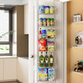 Delamu Pantry Door Organizer 6-Tier Over the Door Rack - Space-Saving