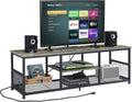 Review VECELO 65 TV Stand with Power Outlets & Charging Station