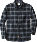Dubinik Flannel Shirt for Men 100% Cotton - Soft Warm Plaid Shirt True