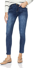 High Rise Ankle Skinny Boot Jeans for Women with Ab Solution Fit