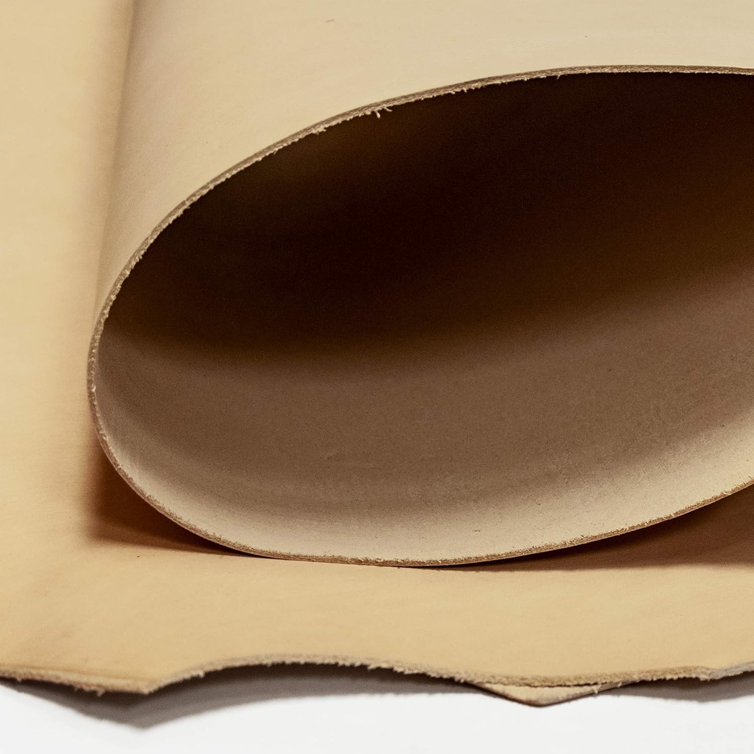 Realeather Cowhide Veg Tan Double Shoulder Leather Sheet for Crafting