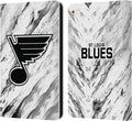 NHL Marble St Louis Blues Leather Wallet Case for iPad Air 2