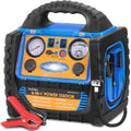 6-in-1 1800Amp Jump Starter with Air Compressor - All-in-One Emergency